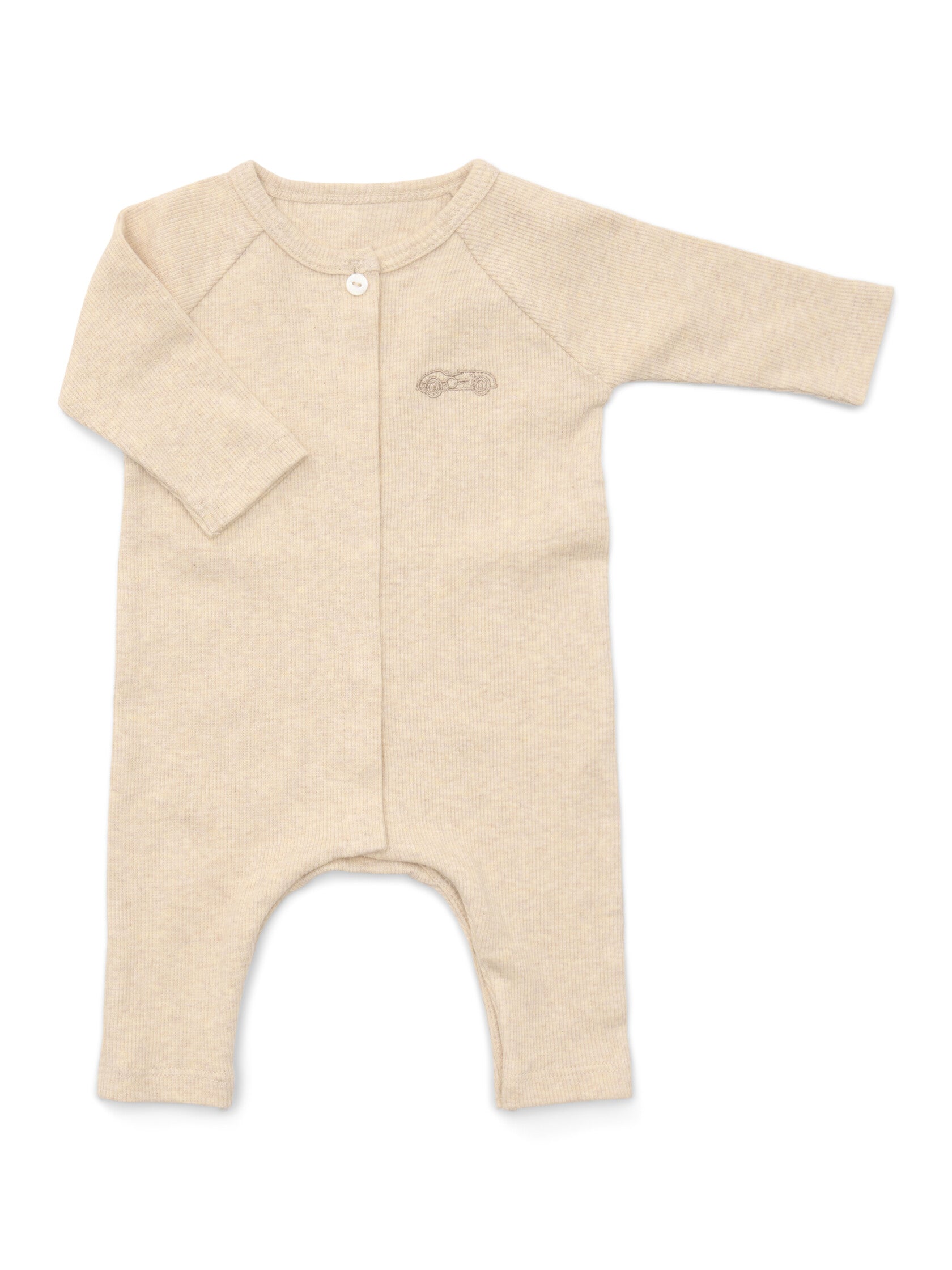 Ollie Babypakje 2x2 rib camel - Poetree Kids