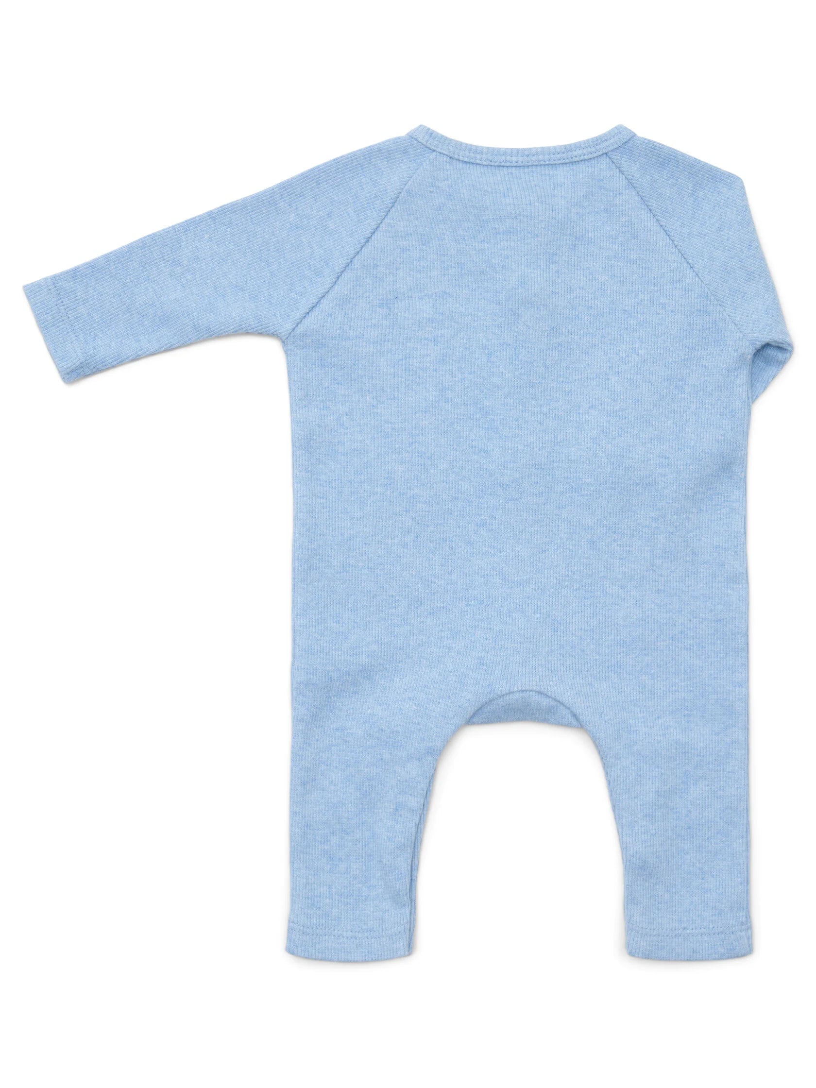 Ollie Babypakje 2x2 rib blauw - Poetree Kids