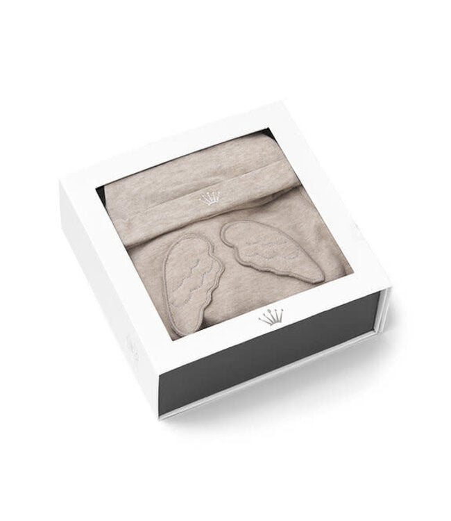 Geschenkset Babypakje/Muts Angel beige - First