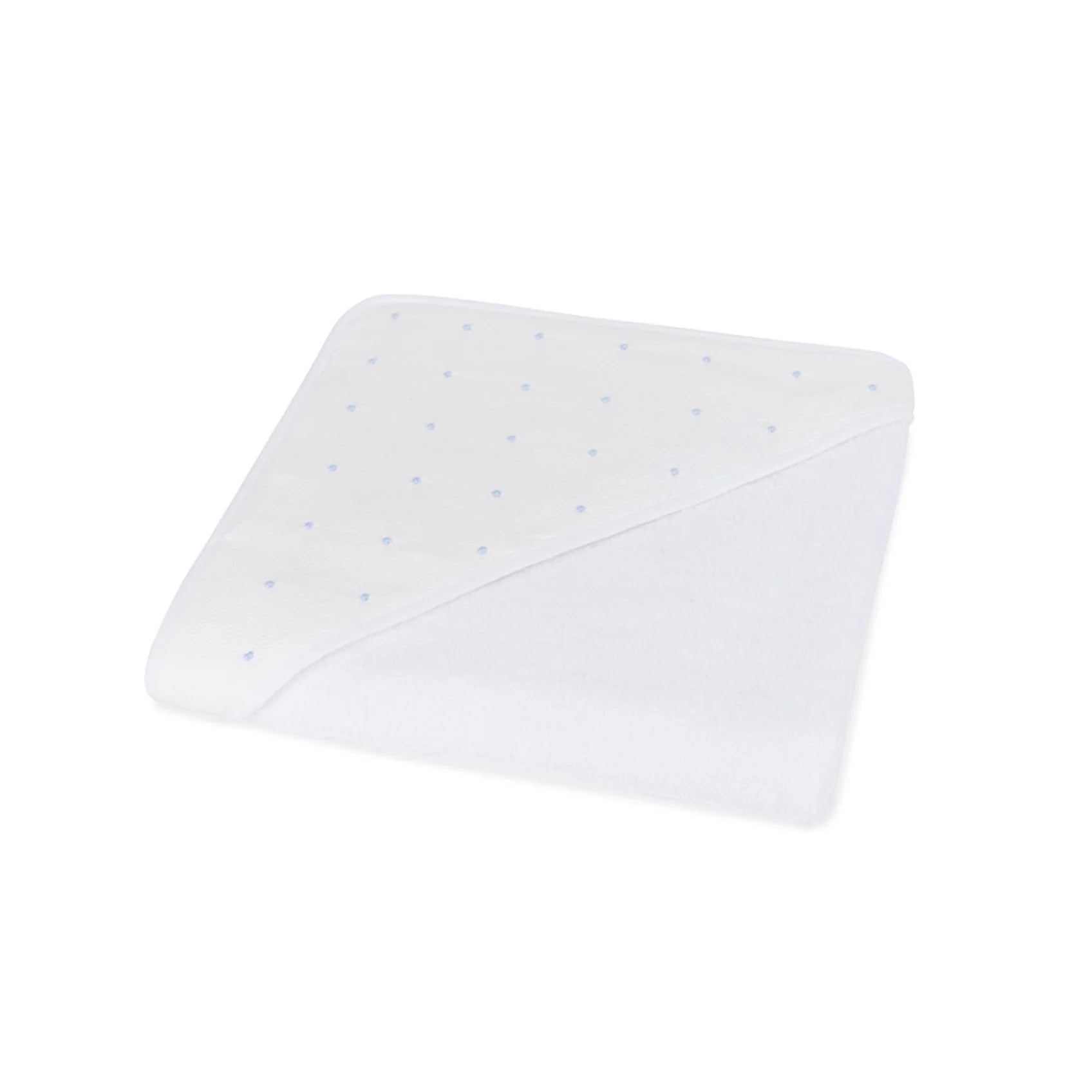 Badcape dots roze/blauw