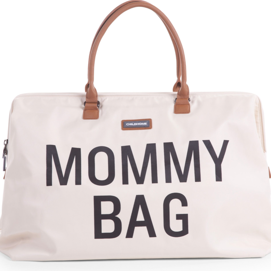Mommy bag Ecru-Zwart