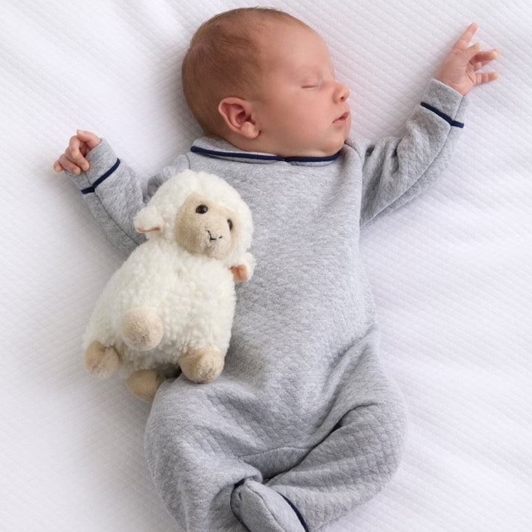 Pyjama losange grijs met donkerblauw