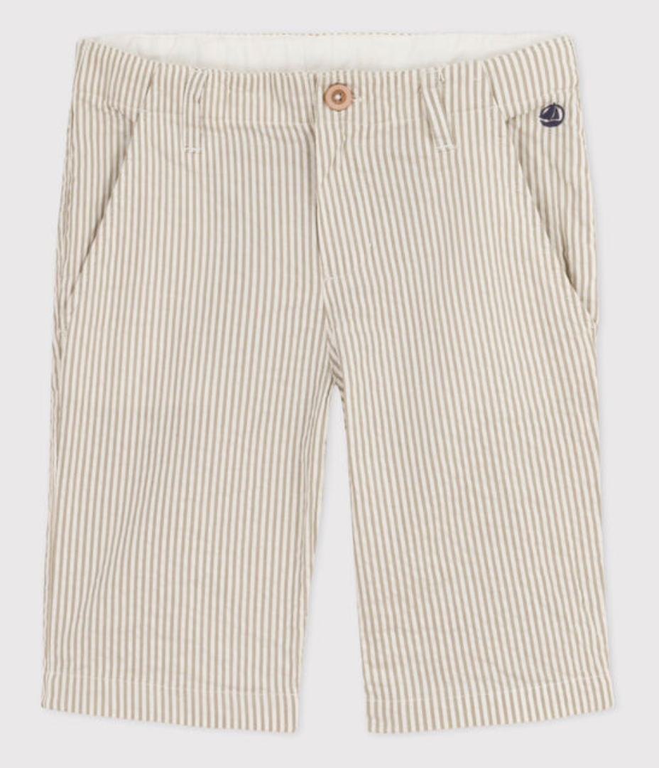 Jongensbermuda stripe - Petit Bateau