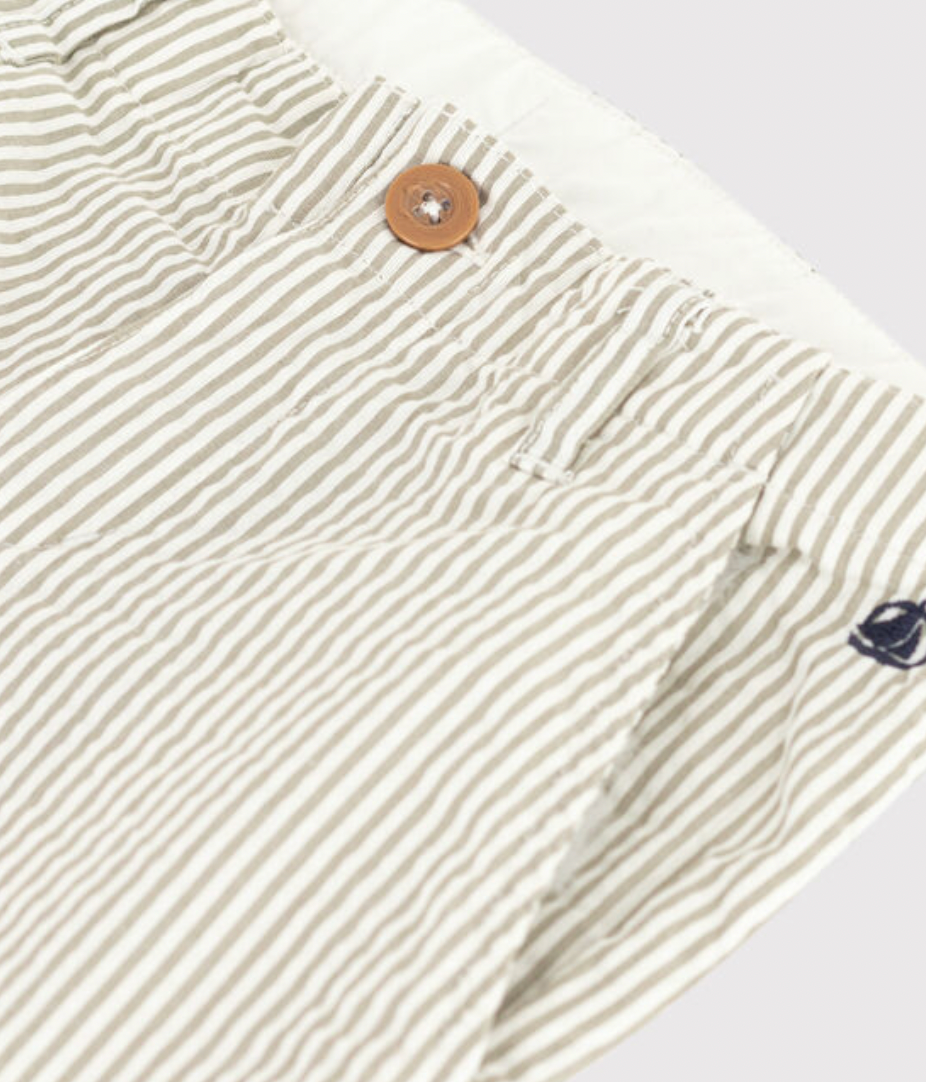 Jongensbermuda stripe - Petit Bateau