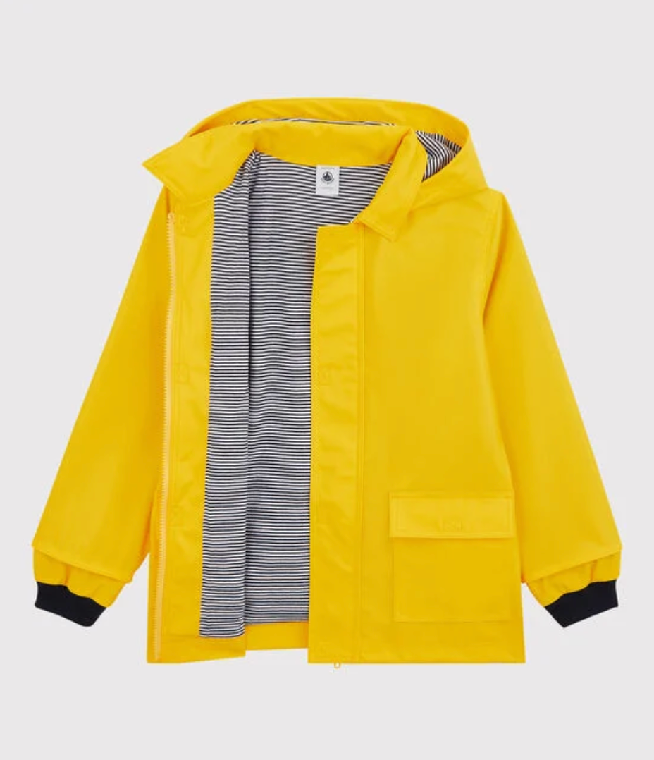 Iconische regenjas geel of roze - 2Y of 3Y - Petit Bateau