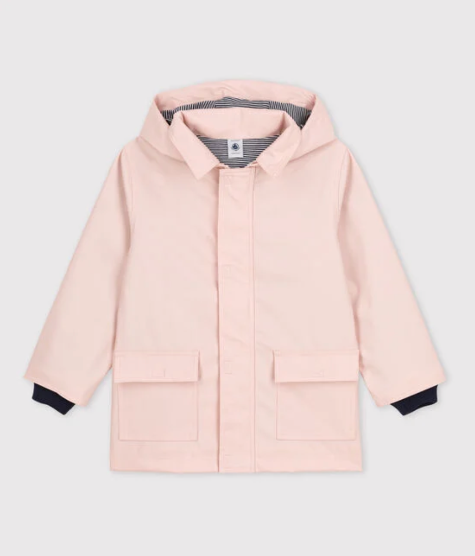 Iconische regenjas geel of roze - 2Y of 3Y - Petit Bateau