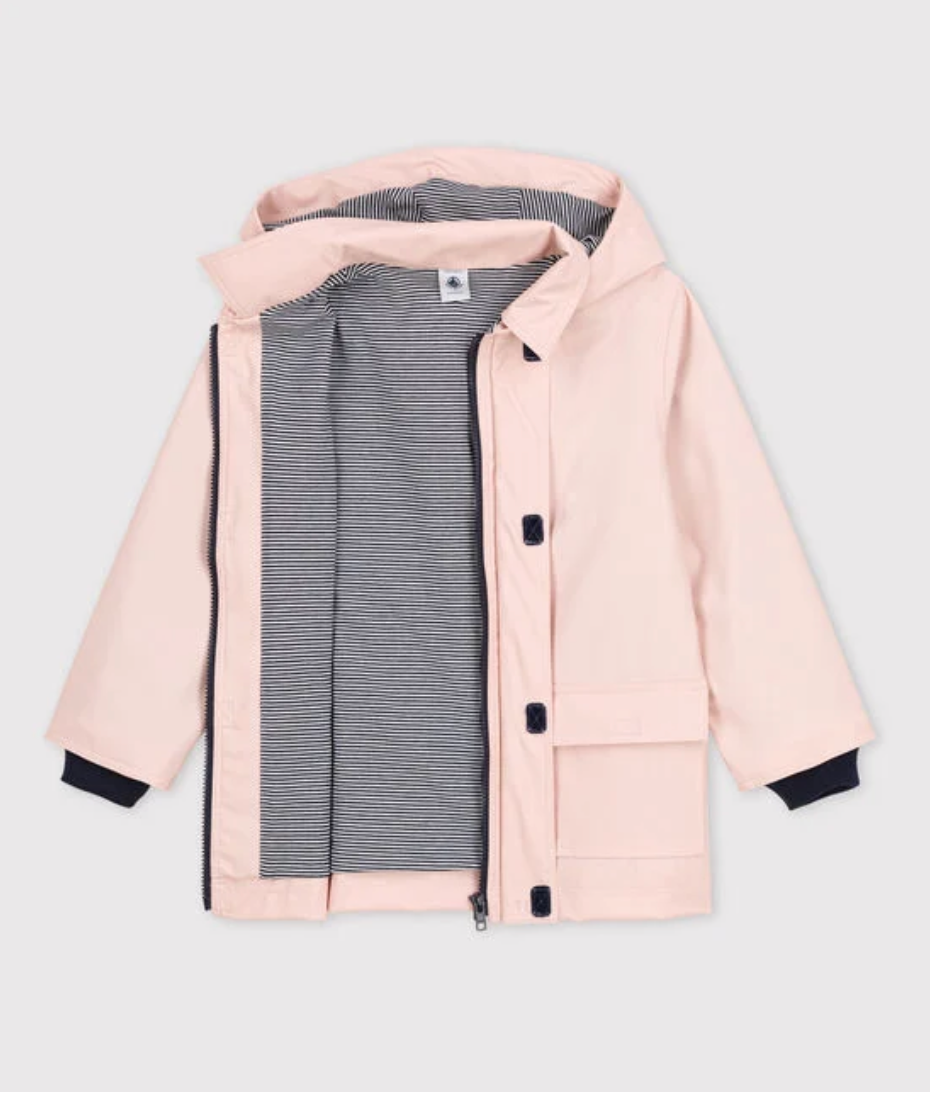 Iconische regenjas geel of roze - 2Y of 3Y - Petit Bateau