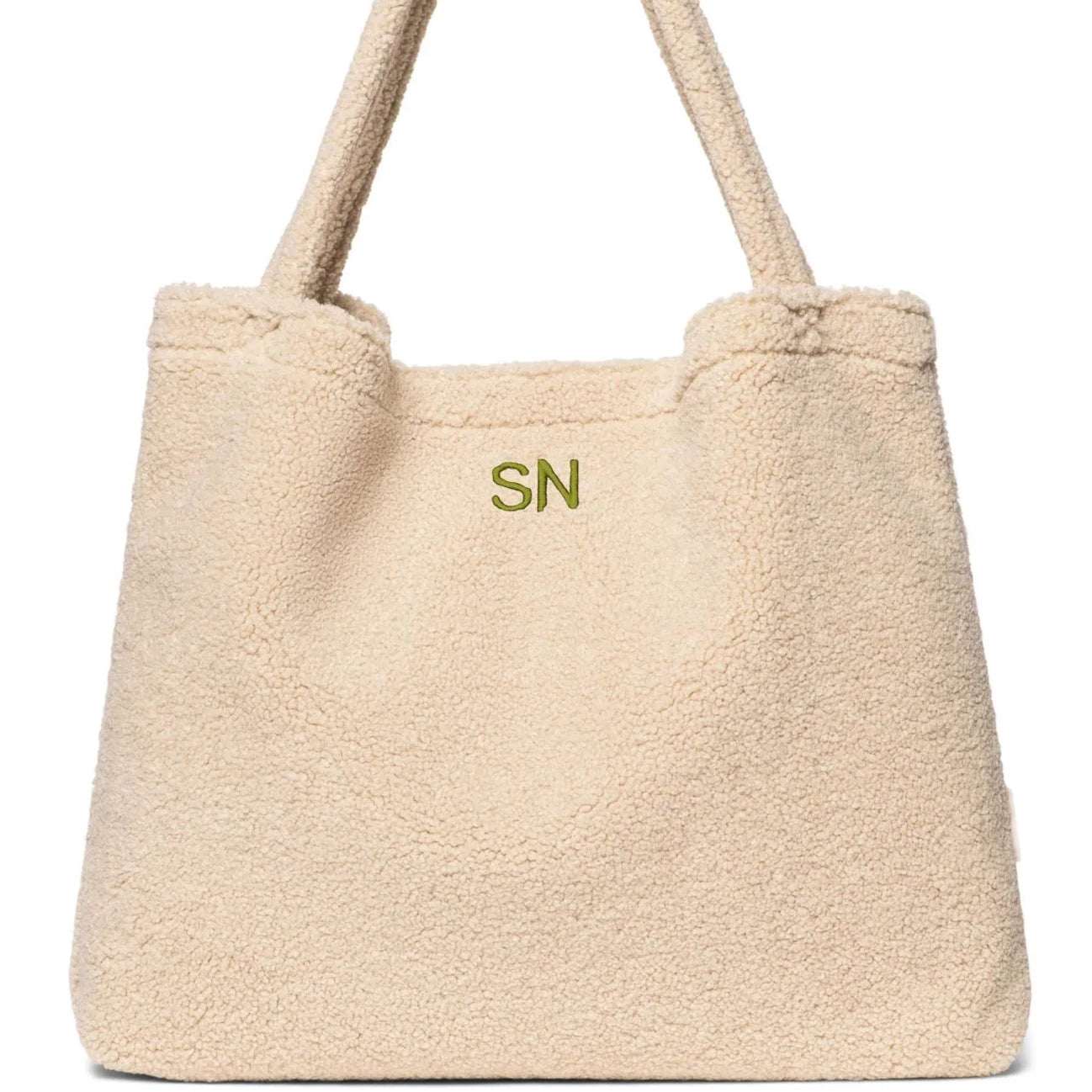 Ecru teddy mom-bag - Studio Noos