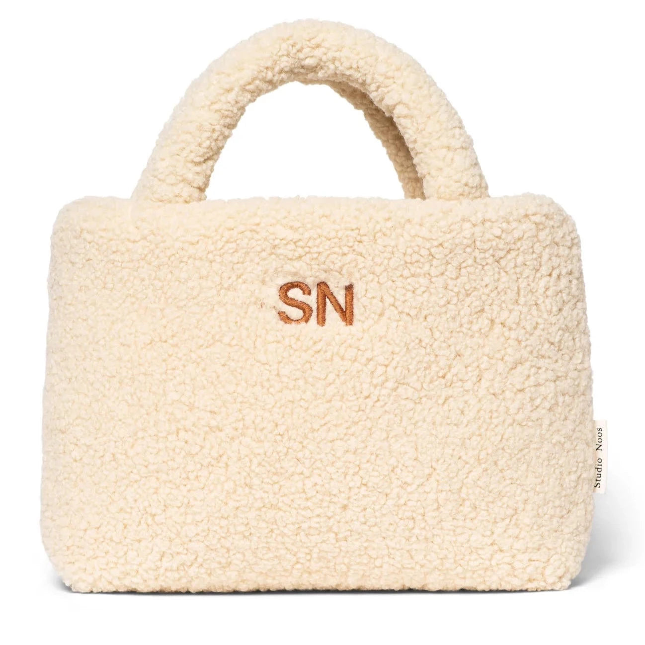 Ecru teddy handbag