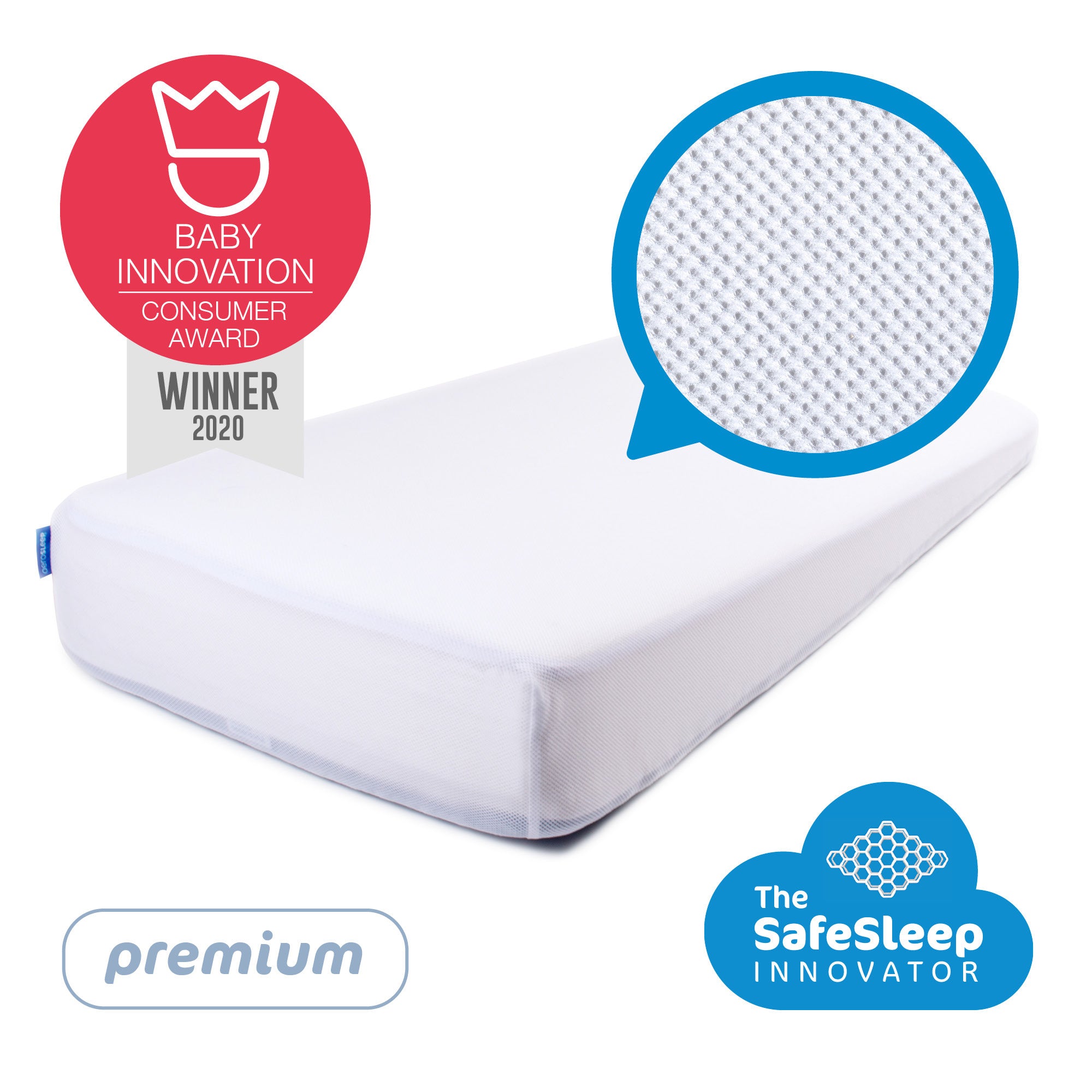 Hoeslaken Aerosleep premium - wit